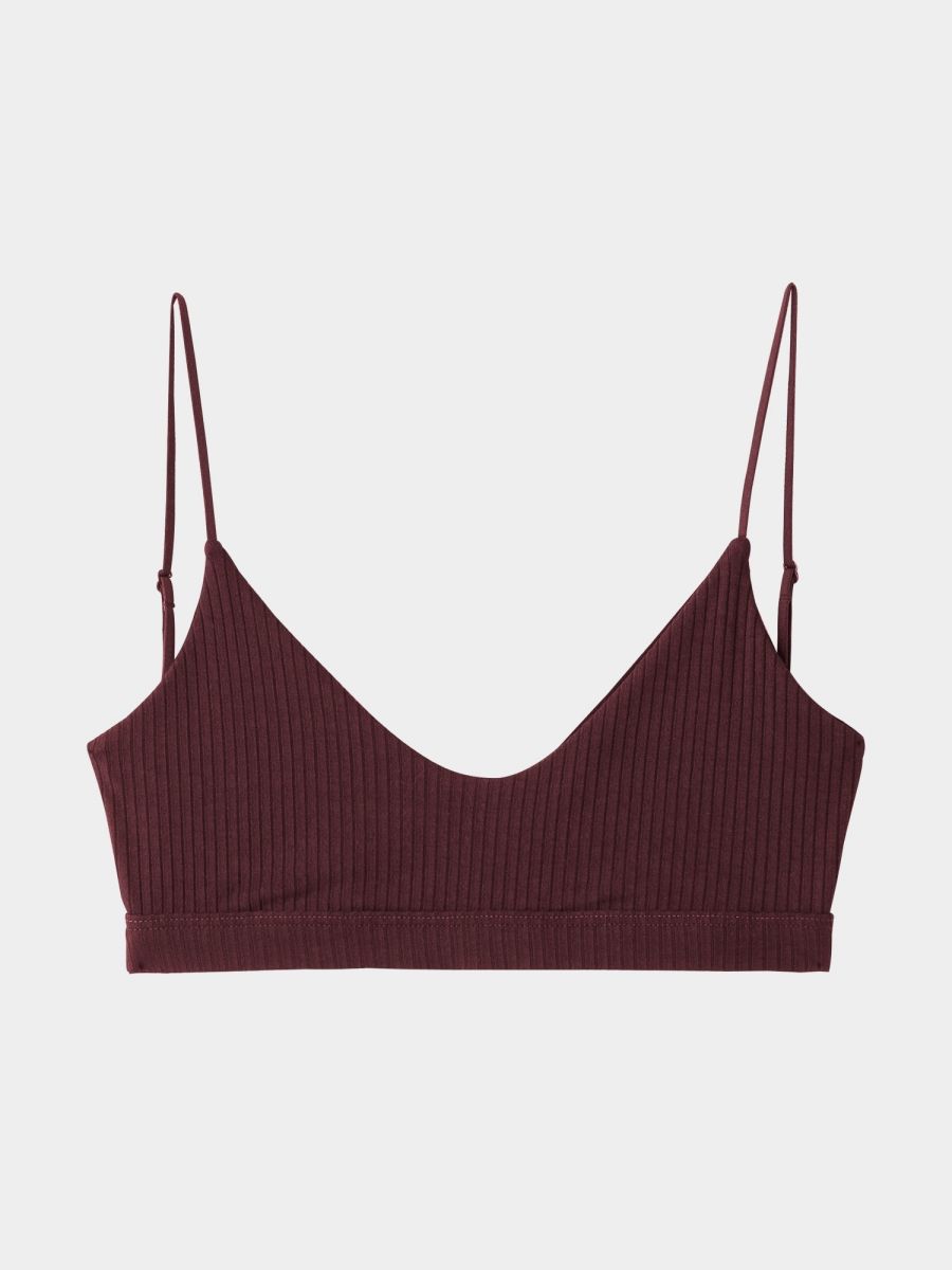 Soft Ribbed Bra