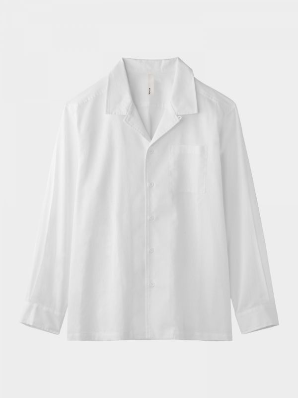 Basic Open Collar Shirt