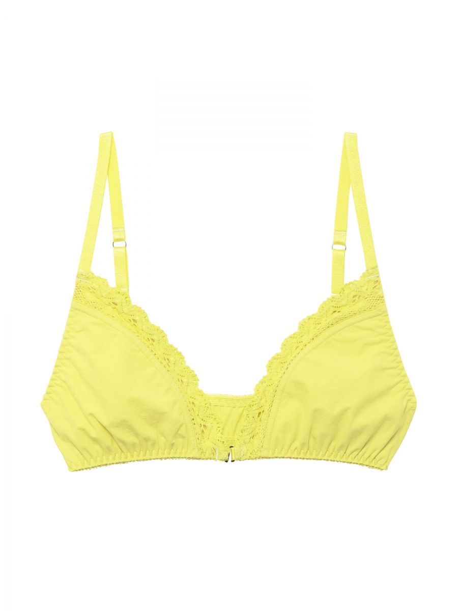 Classic Cotton Lace Bra