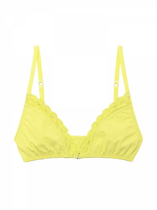 Classic Cotton Lace Bra