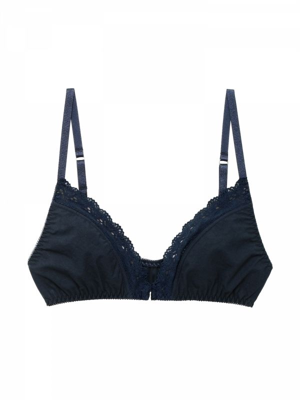 Classic Cotton Lace Bra