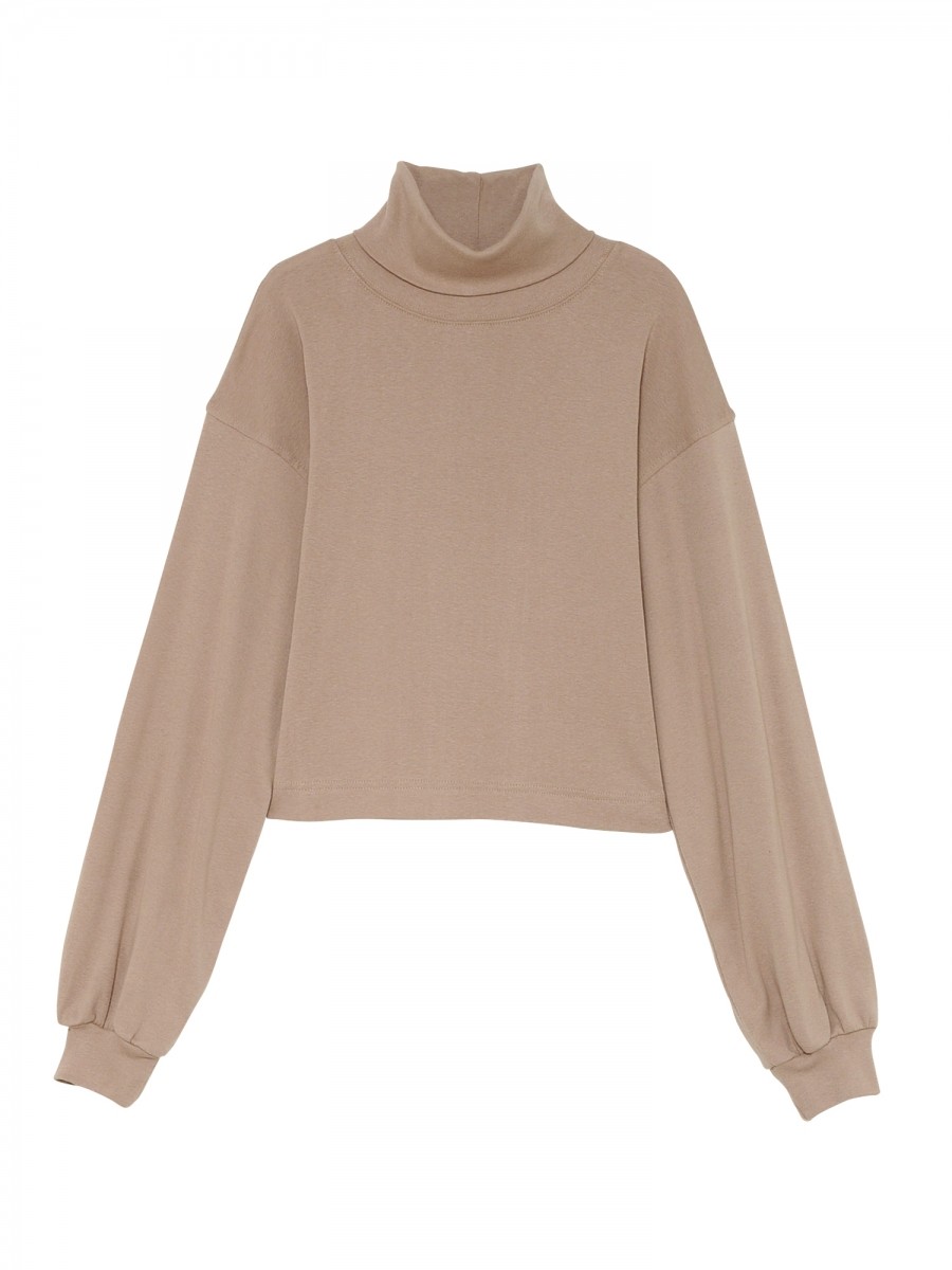 Cotton Turtleneck Tops