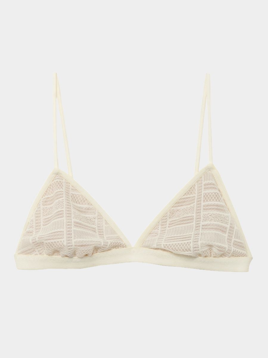 Geometry Lace Fit Bra