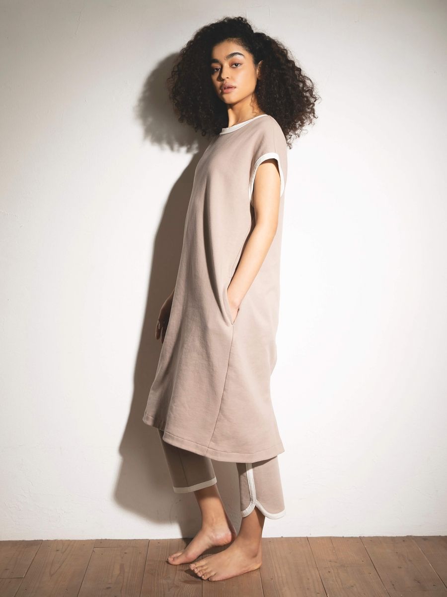 Curve Line Long One Piece