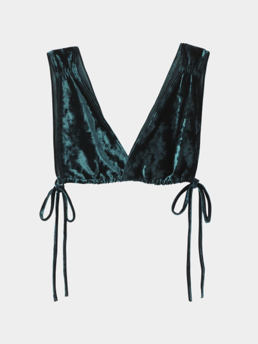 Gather Velor Bra