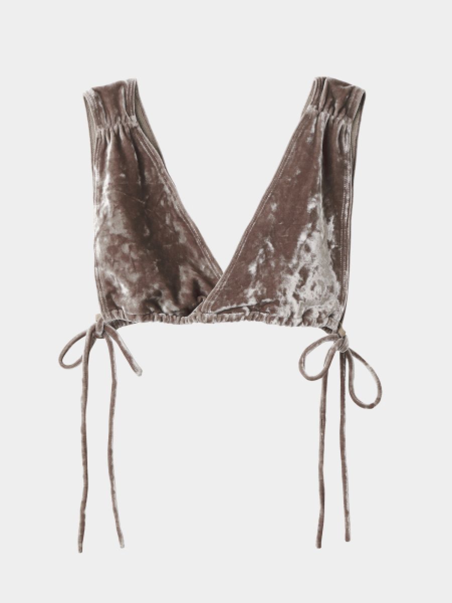 Gather Velor Bra