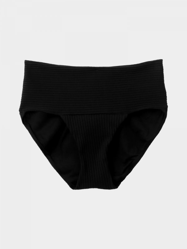 Ribbed Square Shorts