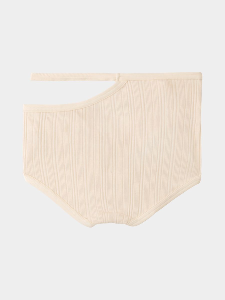 Cotton One Shoulder Shorts