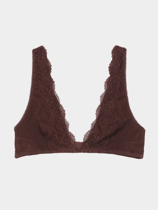 Scalloped Lace Bra