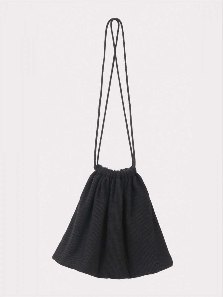 Ribbed Drawstring bag