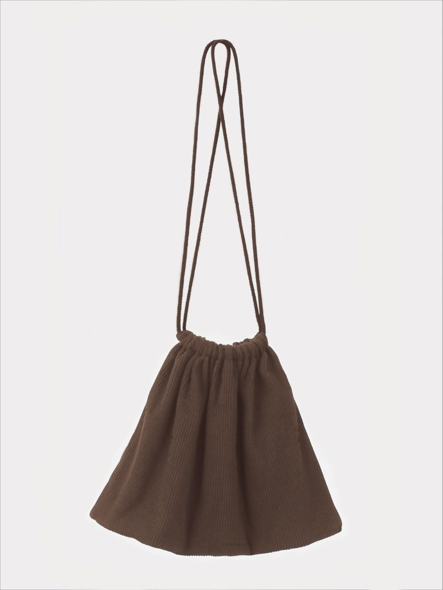 Ribbed Drawstring bag