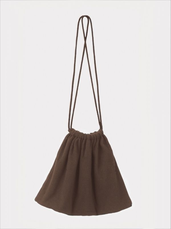 Ribbed Drawstring bag