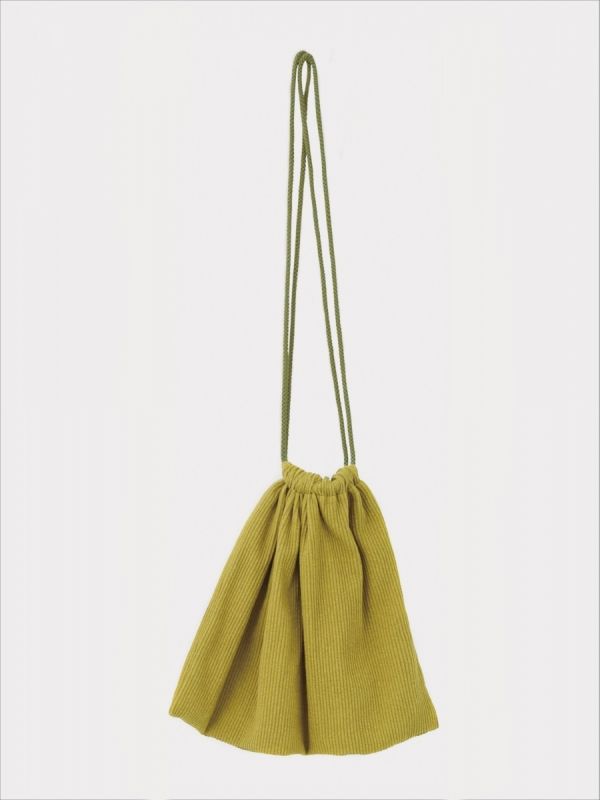 Ribbed Drawstring bag