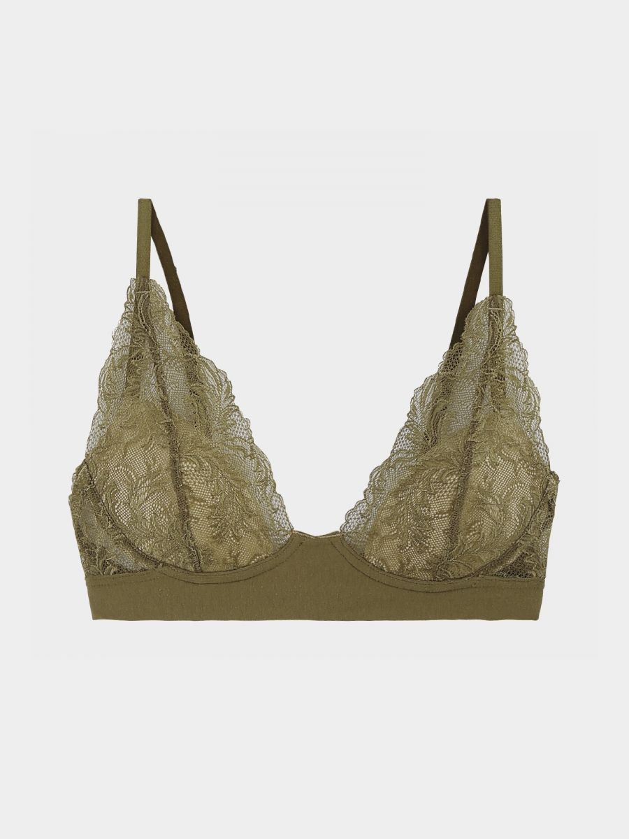 Cotton Triangle Bra
